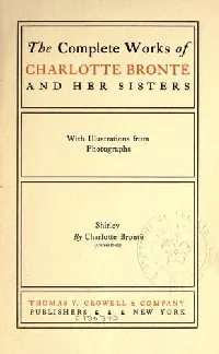 The complete works of Charlotte Brontë and her sisters