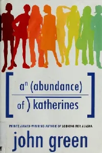 An Abundance of Katherines