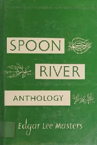 Spoon River Anthology