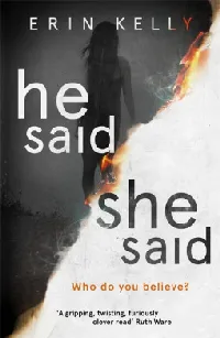 He Said/She Said