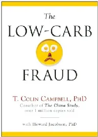 The Low-Carb Fraud