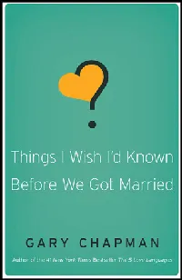 Things I Wish I'd Known Before We Got Married