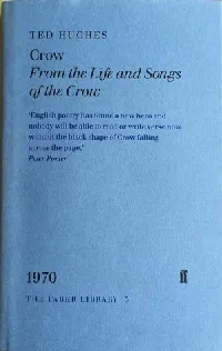 Crow: From the Life and Songs of the Crow