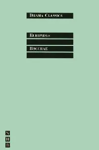 The Bacchae